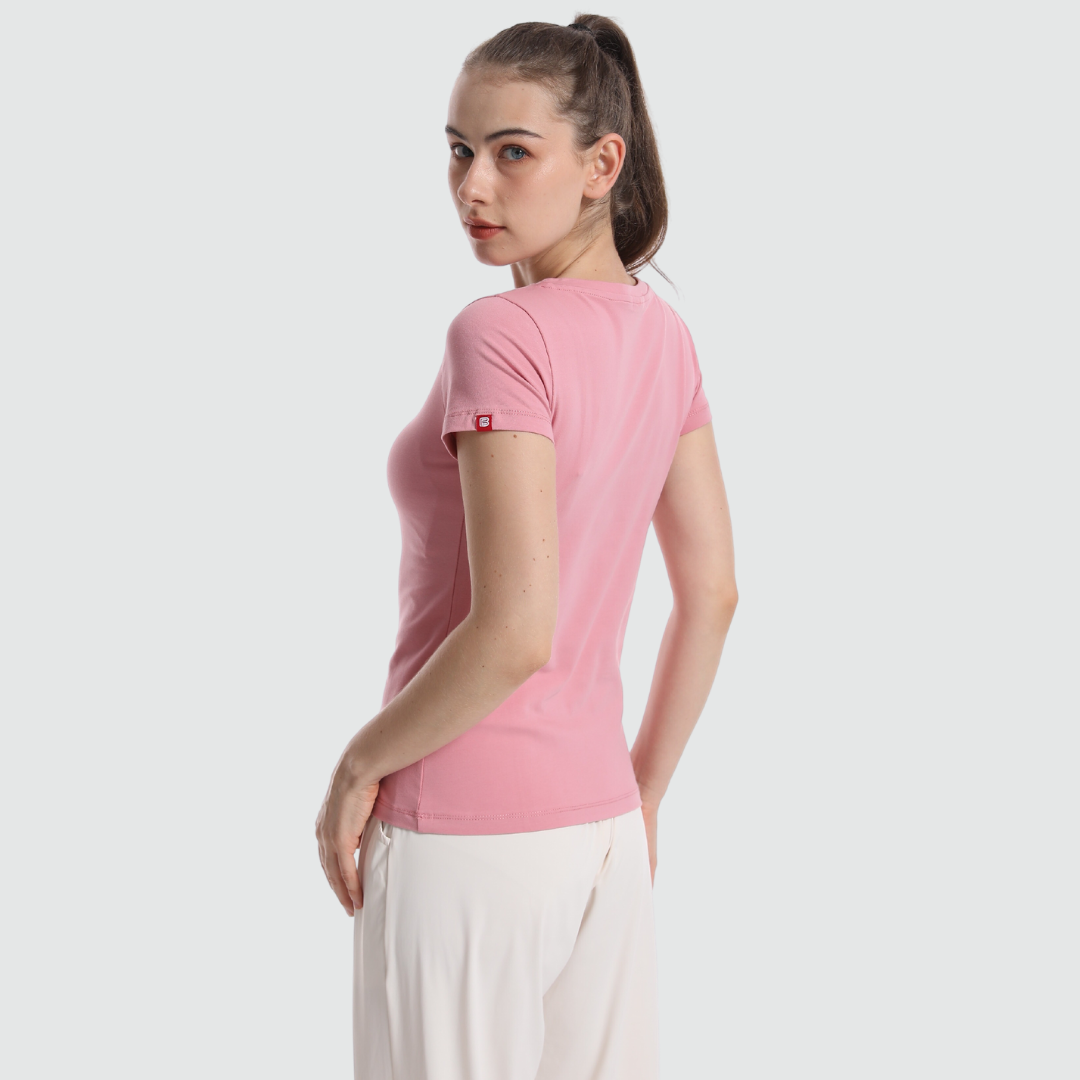 Breflex Classic-Fit Cotton V-Neck Tee Women